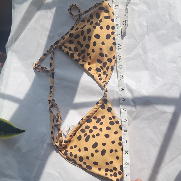 Leopard Print Bikini Set, Size Medium - Picture 9 of 9